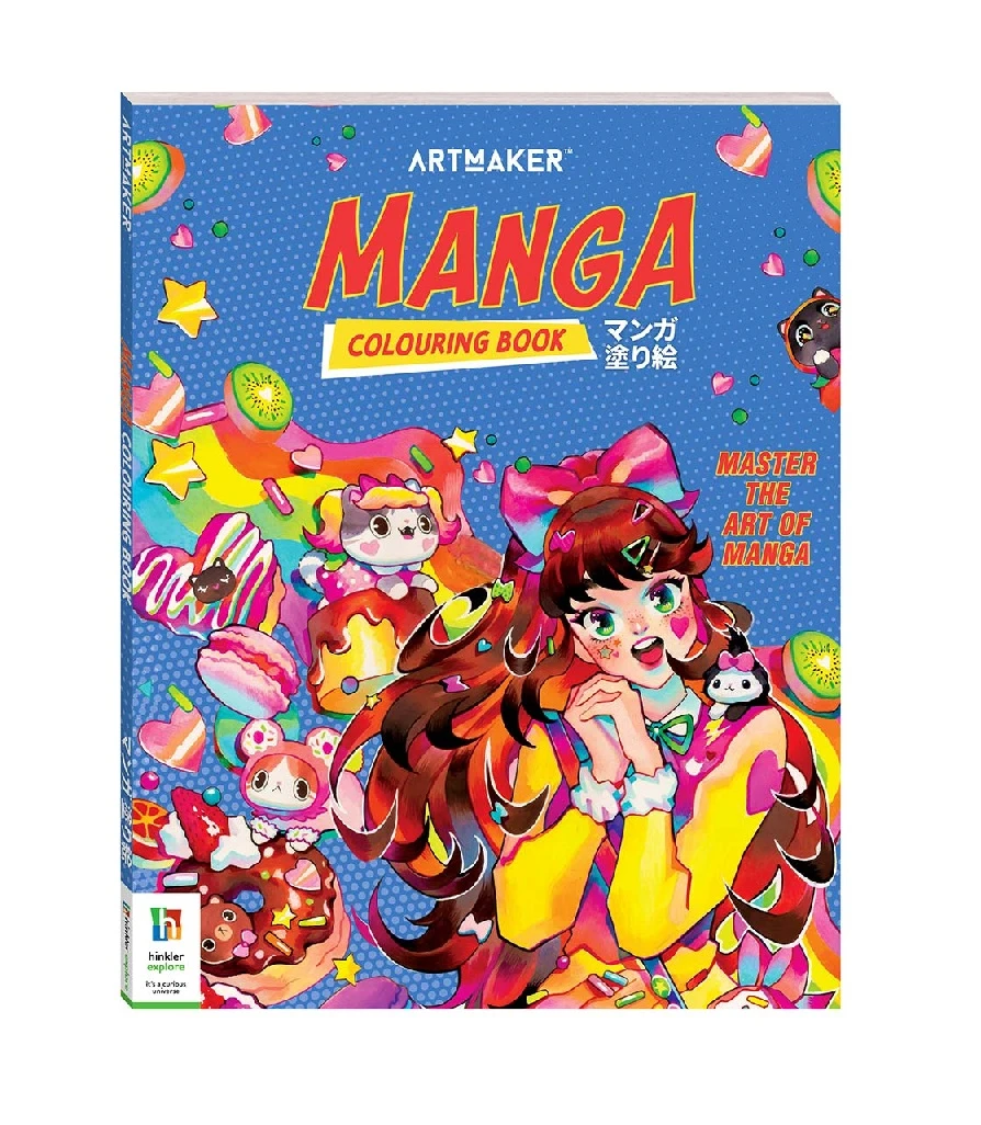 Art Maker Manga Colouring Book
