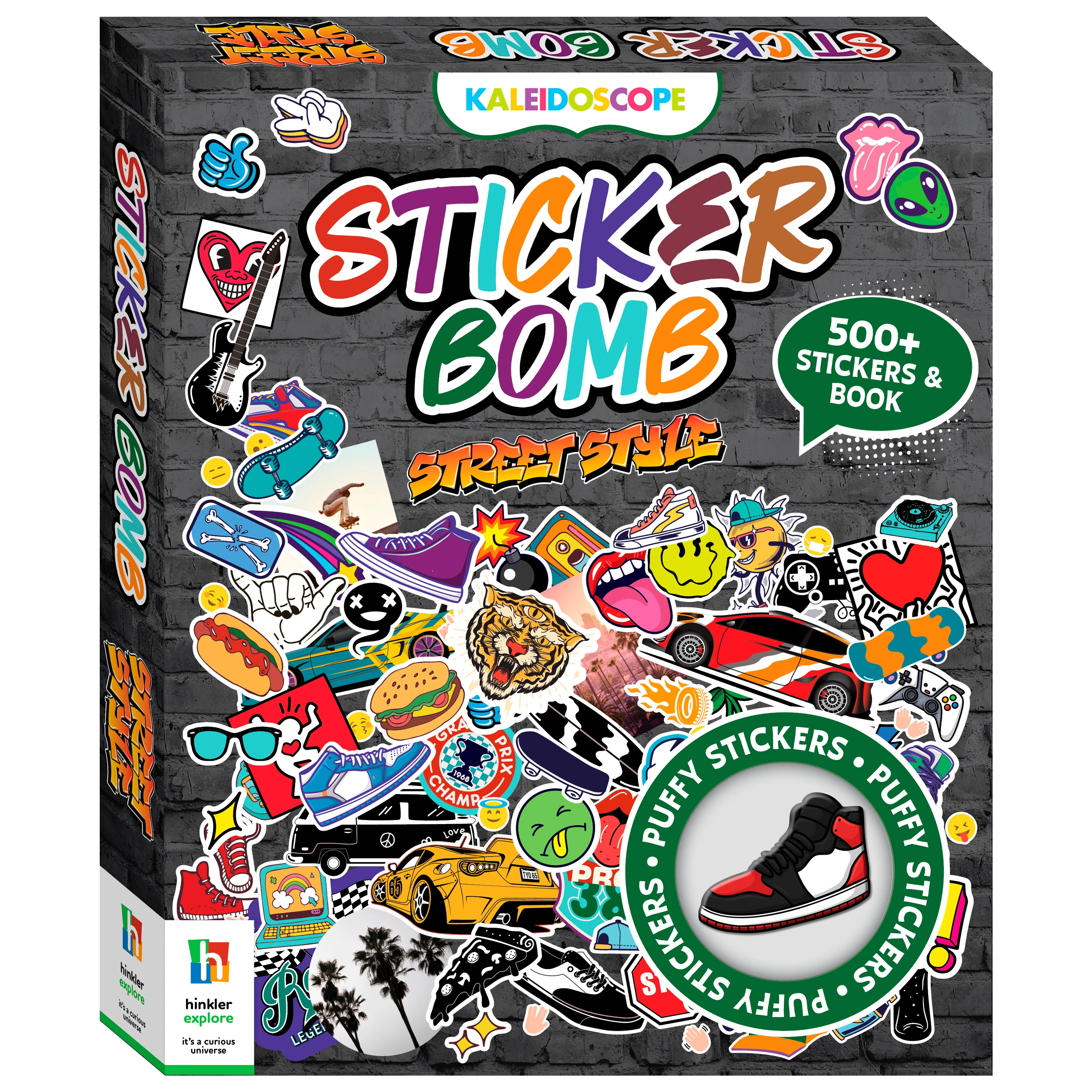 Kaleidoscope Sticker Bomb Street Style