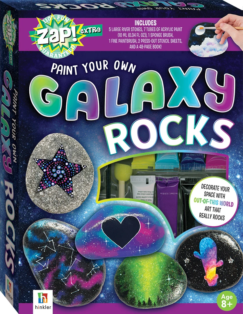 Zap! Extra Paint Your Own Galaxy Rocks