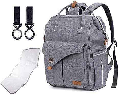 Alameda Diaper Backpack - Large - Grey