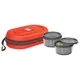 Milton Nutri Stainless Steel Insulated Tiffin Set, 640ml, Set of 2 containers