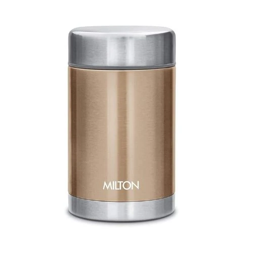Milton Cruet Thermosteel Hot and Cold Soup Flask, 515 ml, Brown