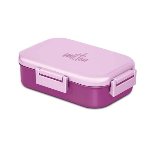 Senior Flat mate Inner Stainless Steel Lunch Box, 700 ml, Purple