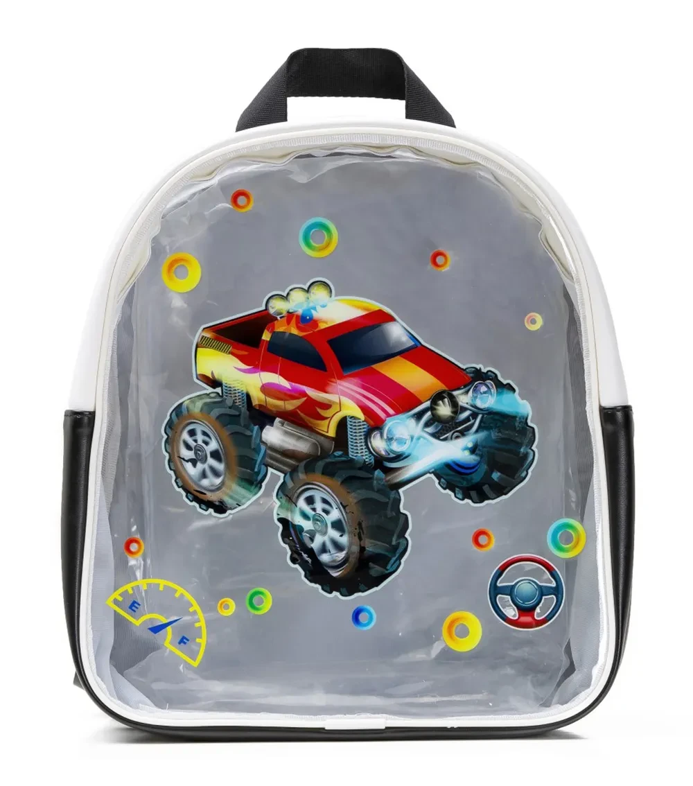 Eazy Kids Backpack Car - Black