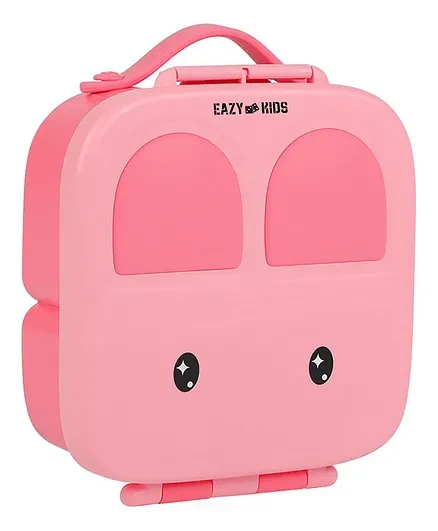 Eazy Kids Bento Lunch Box w / t handle - Pink