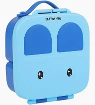 Eazy Kids Bento Lunch Box w / t handle - Blue