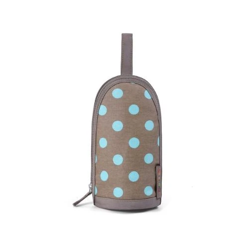 Little Story Insulated Bottle Bag - Polka Brown