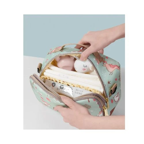 Sunveno Diaper Changing Clutch w / t Mat - Green dream