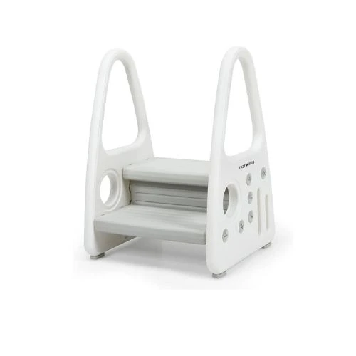 2 Step Stool for Kids Grey