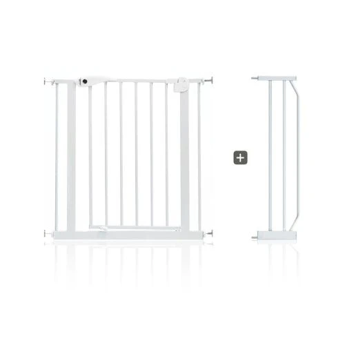 20 cm Extension White Metal Baby Safety Gate