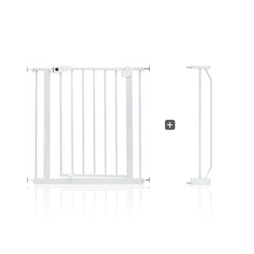10 cm Extension White Metal Baby Safety Gate