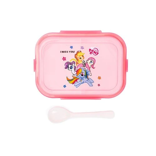 Kids Pony Bento Lunch Box with Spoon Friendship