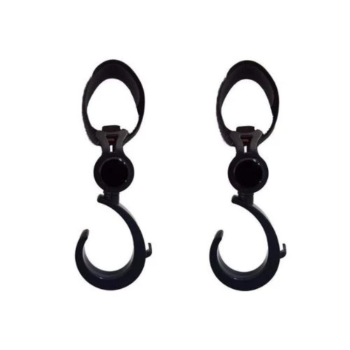 Rotating Compatible Stroller Hooks by Little Story