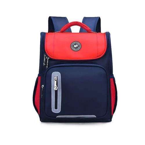 Ergonomic School Bag - Red blue