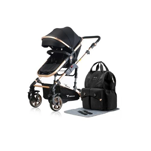 3in1 Stroller wt Diaper Bag - Black