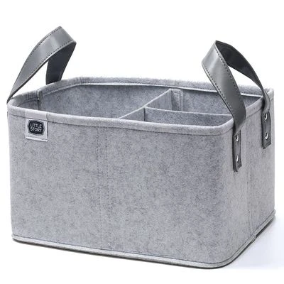 Diaper Caddy Simplex - Grey by Little Story