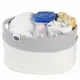 Multipurpose / Laundry Caddy Basket - White- and Grey by Little Story