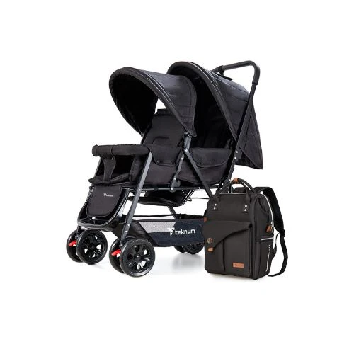 Double Stroller Combo Black – Teknum