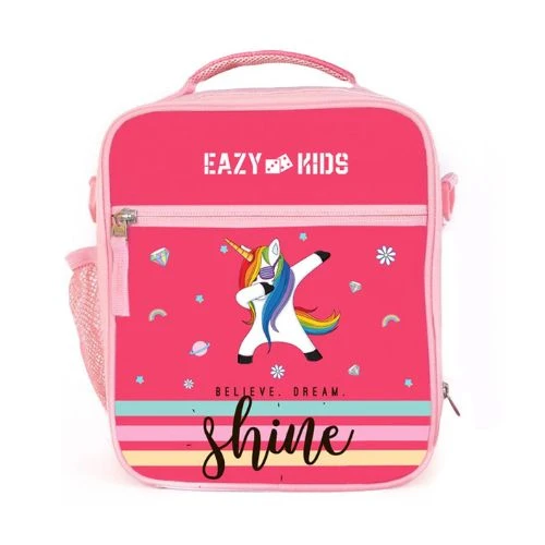 Bento Lunch Bag - Unicorn - Pink