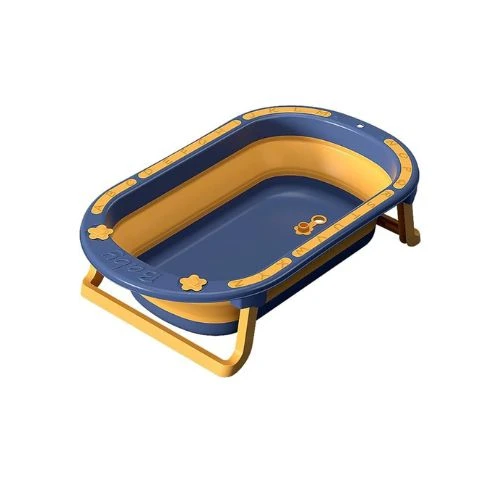 Folding Baby Bath Tub Blue – Eazy Kids