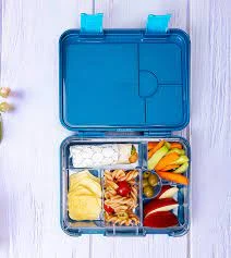 6 & 4 Convertible Bento Lunch Box Set with 640ml Stainless Steel Water Bottle an