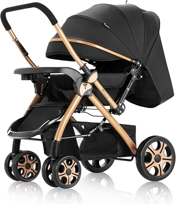 Teknum Reversible Trip Stroller Black