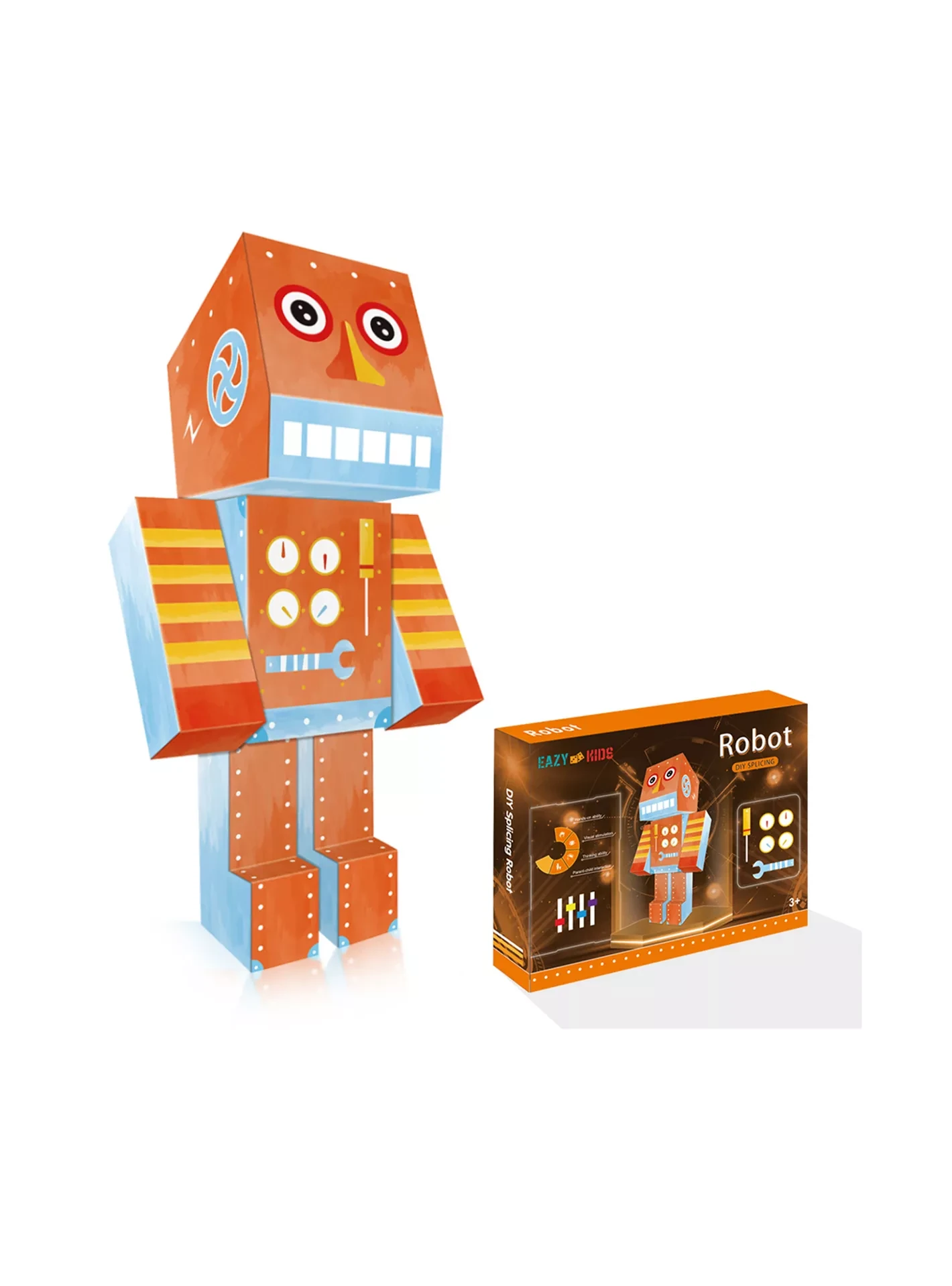 Eazy Kids - DIY Doodle Coloring Art - Robot
