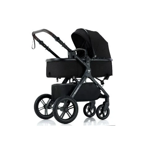 3 in 1 Black Travel System with Car Seat and Stroller