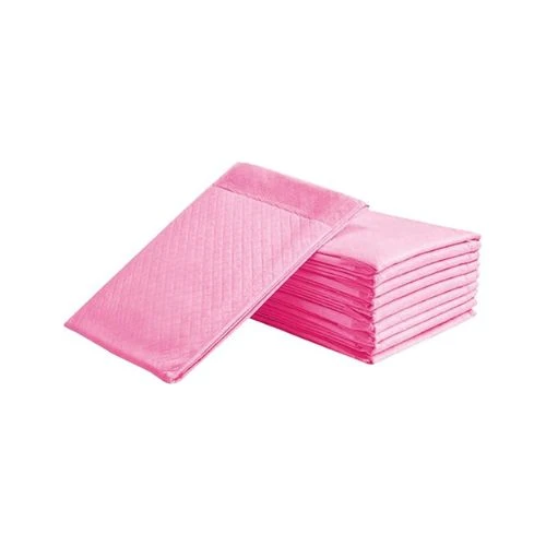 Pack of 50 Disposable Diaper Changing Mats - Pink
