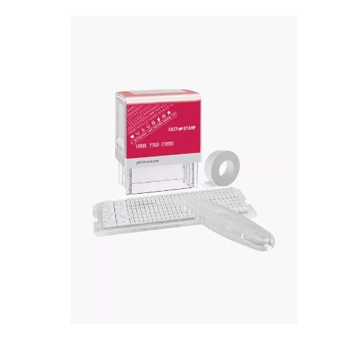 Self Inking Fabric Stamp Kit - Black, Eazy Kids