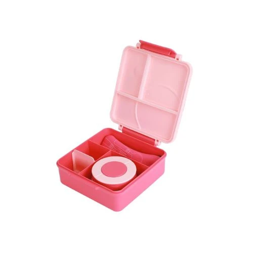 Convertible Lunch Box with Cutlery Pink