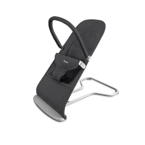 Black 3-Stage Baby Bouncer Recliner Seat