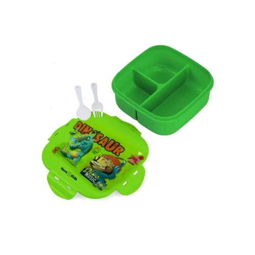 Kids Bento Lunch Box T-Rex Green