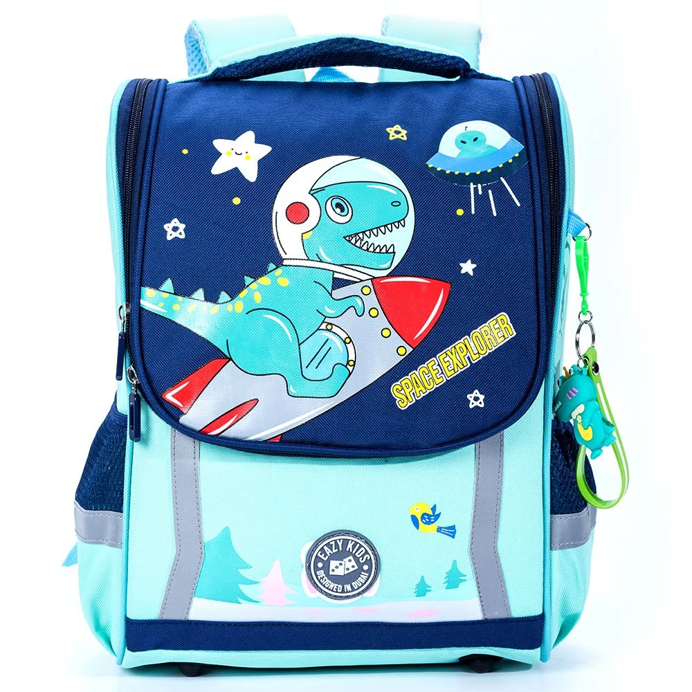 School Bag Dino in Space - Green