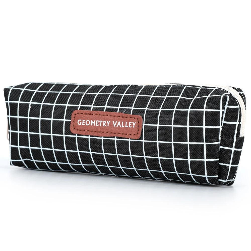 Pencil Pouch - Black Plaid