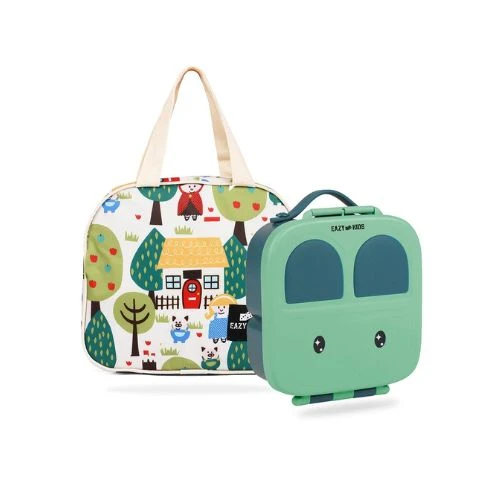 Leakproof Bento Box with Insulated Bag - Green
