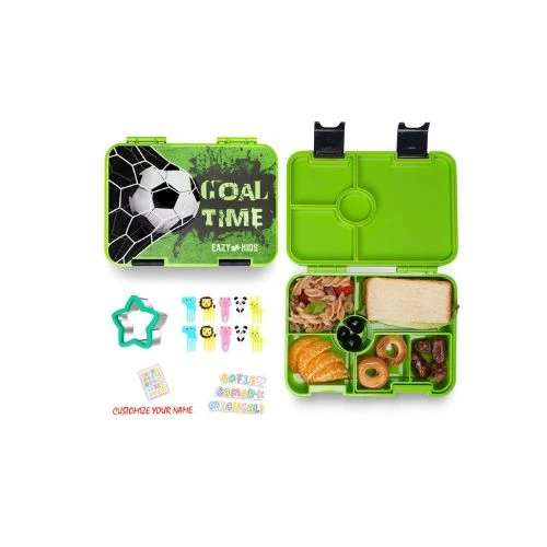 6 & 4 Convertible Bento Box with Sandwich Cutter - Goal Time