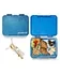 6 & 4 Convertible Bento Lunch Box - Glitter Blue