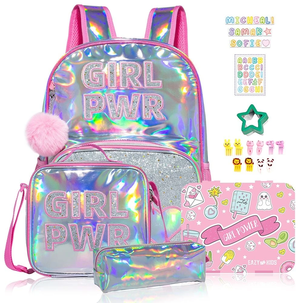 Kids Back to School Combo Set of 4 Girl Power - Pink