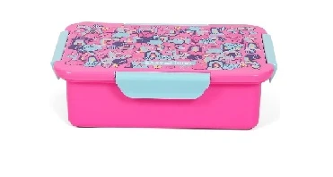Unicorn 1 / 2 / 3 / 4 Compartment Convertible Bento Lunch Box - Pink