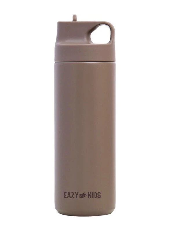 Insulated Sports Water Bottle - Khaki, 550ml