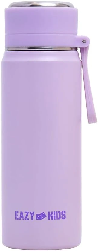 Insulated Sports Water Bottle - Purple, 450ml