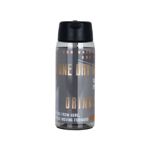 Black Kids Water Bottle 750ml with Grab String by Nova