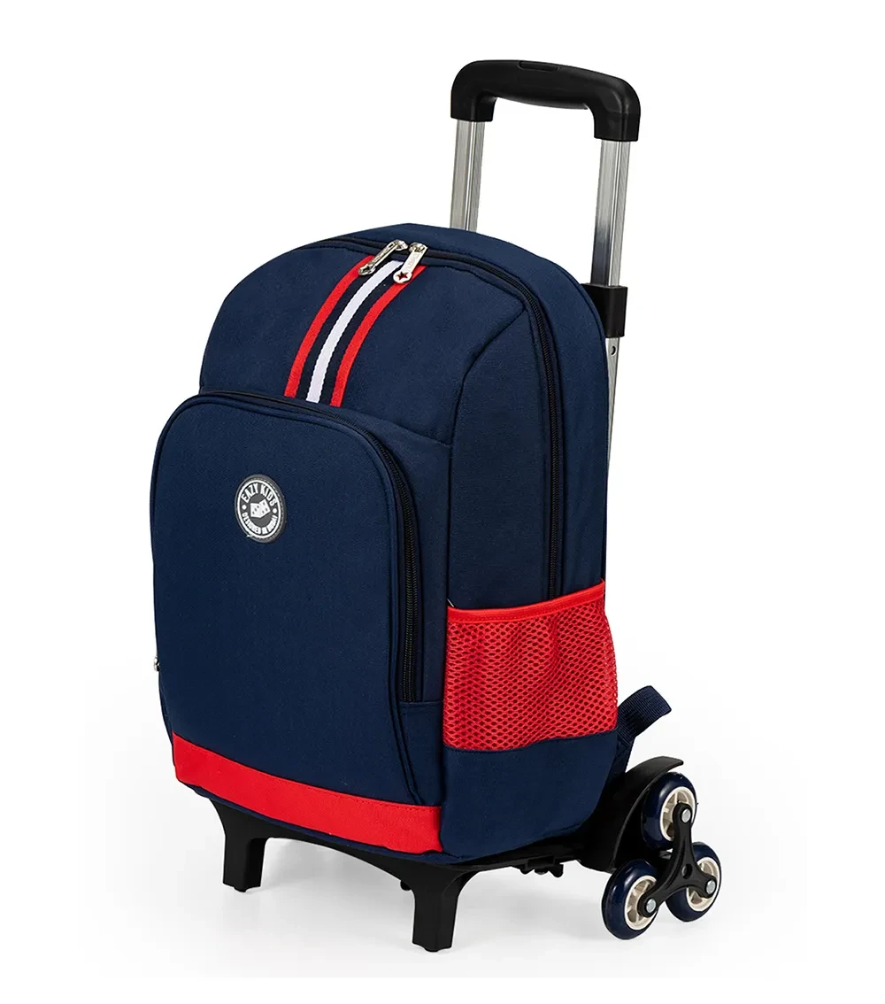 Kids - School Bag wt Trolley, Z Blue