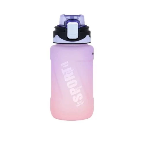 Purple Kids Water Bottle 550ml with Straw by Nova