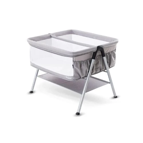 SLEEPZEN 2 Bedside Crib Bassinet - Grey