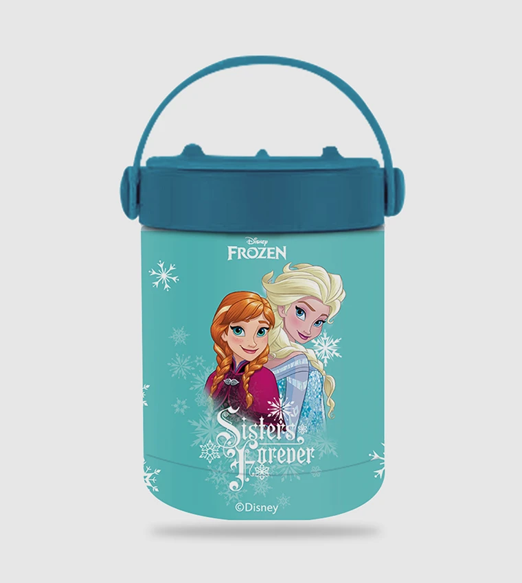 Disney Frozen Princess Elsa Stainless Steel Insulated Food Jar - Blue(350ml)
