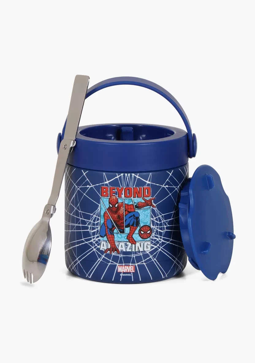 Marvel Beyond Amazing Spider - Man Stainless Steel Insulated Food Jar - Blue(350