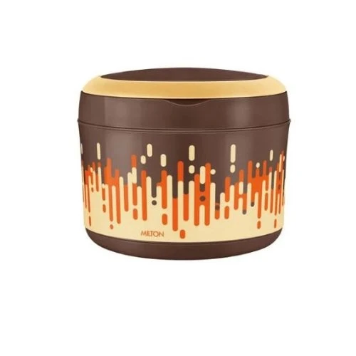 Leakproof Milton Big Bite 900ml Insulated Inner Stainless Steel Lunch Box Brown