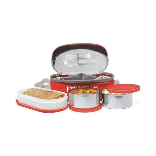 Executive Insulated Lunch Box (2 Stainless Steel Container, 280 ml Each)